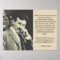 Universele verlichting - Poster Tesla