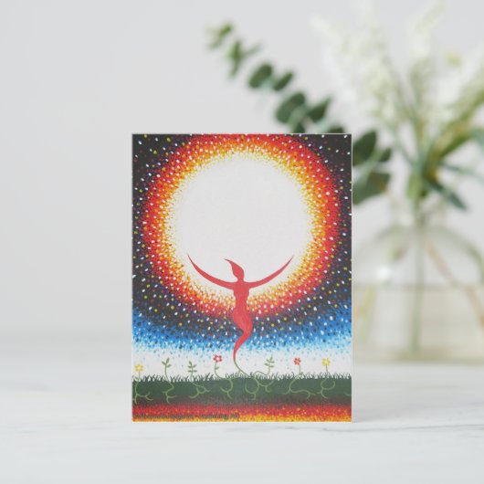 Universele wortels briefkaart (Staand voorkant)