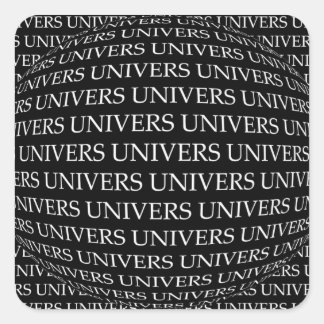 UNIVERSEN VIERKANTE STICKER