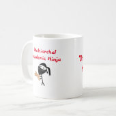 Universitaire Ninja de tasse de maman de (Devant gauche)