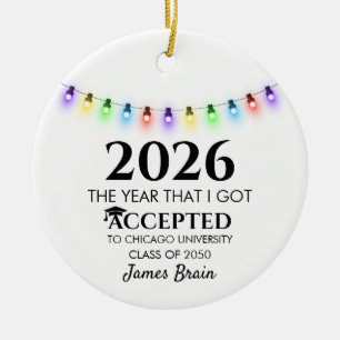 Universitaire Toelatingsornament, Universiteit Orn Keramisch Ornament