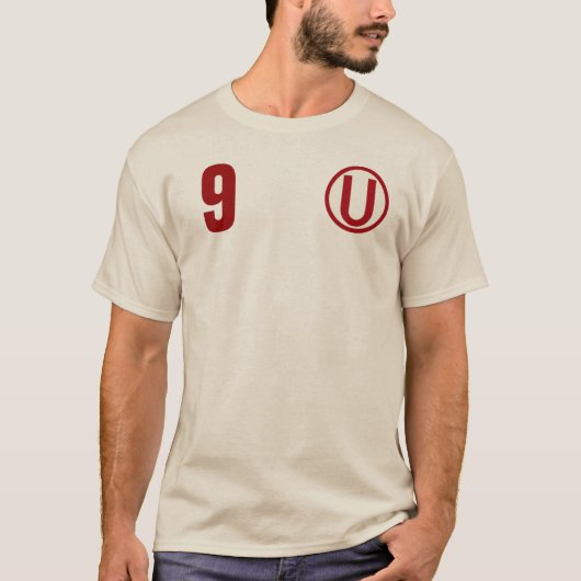 Universitario Shirt Creme Color v2 peru (Voorkant)