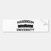 Universität Mannheim/Mannheim Universiteit Bumpersticker (Voorkant)