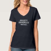 Université Anxiété - Programme d'honneur T-shirt (Devant)