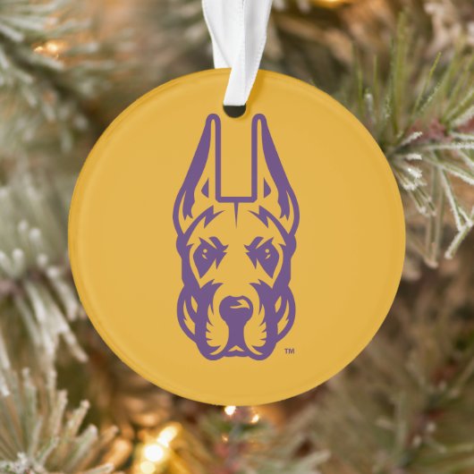 Université d'Albany Chef de la mascotte Great Dane (Arbre)