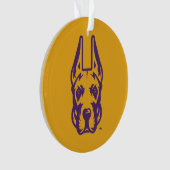 Université d'Albany Chef de la mascotte Great Dane (devant)