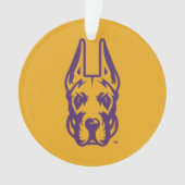 Université d'Albany Chef de la mascotte Great Dane (devant)