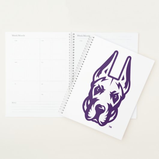 Université d'Albany Chef de la mascotte Great Dane (Devant avec enveloppe)