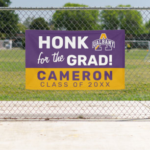 Université d'Albany   Honk pour la bannière Grad