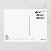 Université d'Athènes, carte postale (Dos)