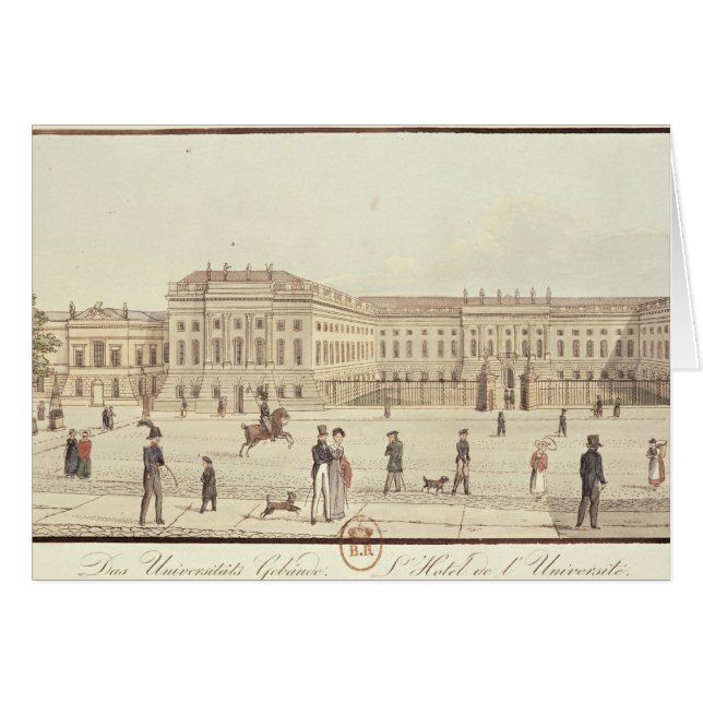 Université de Berlin, Berlin (Devant horizontal)