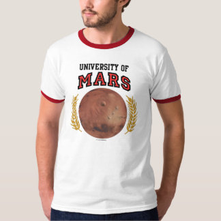 Université de T-shirt de Mars
