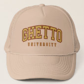 Université du ghetto Casquette tan (Devant)