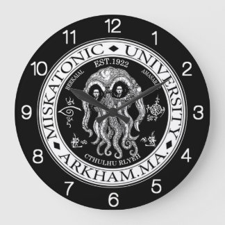 Université Miskatonic CTHULHU HP LOVECRAFT HORLOGE
