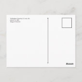 Universiteit Briefkaart (Achterkant)