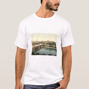 Universiteit en brug, Straatsburg, Elzas, Frankrij T-shirt