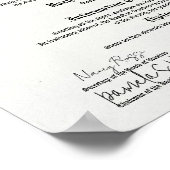 Universiteit of College Diploma Replica Art Poster (Hoek)
