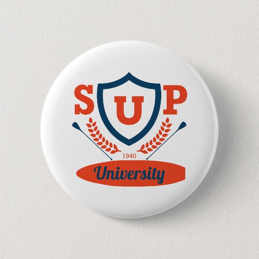 universiteit sup ronde button 5,7 cm (Voorkant)