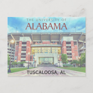 Universiteit van Alabama ansichtkaart Briefkaart