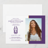 Universiteit van Albany Great Dane Mascotte Hoofd Aankondiging (Voorkant / Achterkant)