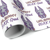 Universiteit van Albany Great Danes Cadeaupapier (Rol Hoek)