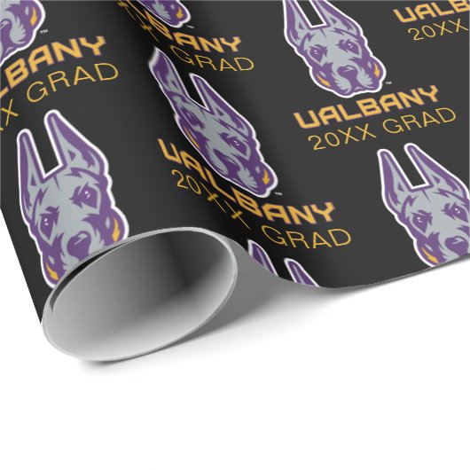 Universiteit van Albany Great Danes Cadeaupapier (Rol Hoek)