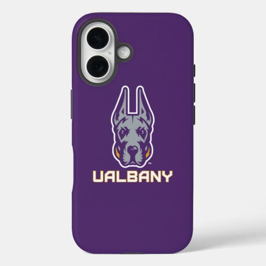 Universiteit van Albany Great Danes Case-Mate iPhone Case (Achterkant)