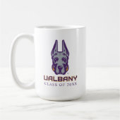 Universiteit van Albany Great Danes Koffiemok (Links)