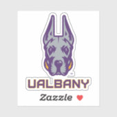 Universiteit van Albany Great Danes Sticker (Vel)