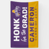 Universiteit van Albany | Honk voor de Afstudeerde Spandoek (Verticaal)