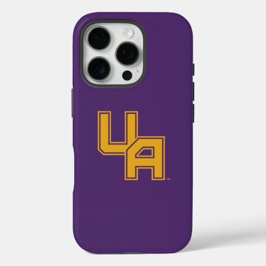 Universiteit van Albany Initialen Logo Case-Mate iPhone Case (Achterkant)