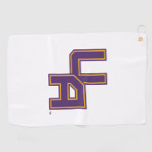 Universiteit van Albany Initialen Logo Golfhanddoek (Horizontaal)