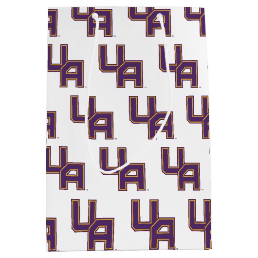 Universiteit van Albany Initialen Logo Medium Cadeauzakje (Voorkant)