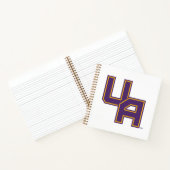 Universiteit van Albany Initialen Logo Notitieboek (Binnen)