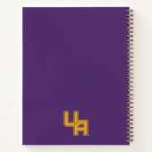Universiteit van Albany Initialen Logo Notitieboek (Achterkant)