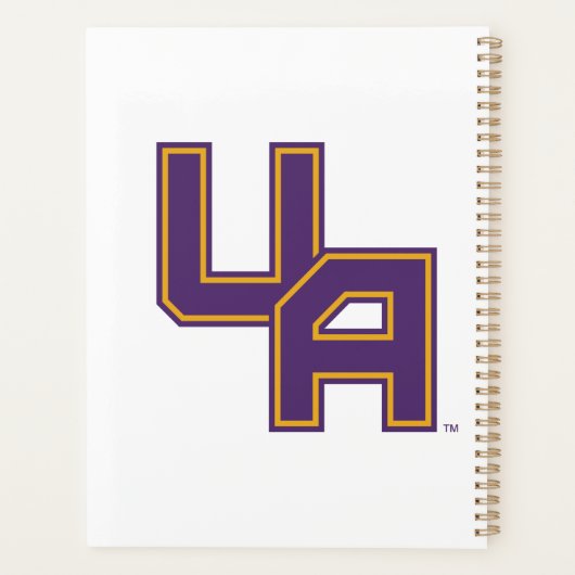 Universiteit van Albany Initialen Logo Planner (Achterkant)