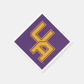 Universiteit van Albany Initialen Logo Servet (Hoek)