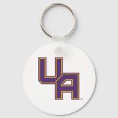 Universiteit van Albany Initialen Logo Sleutelhanger (Voorkant)