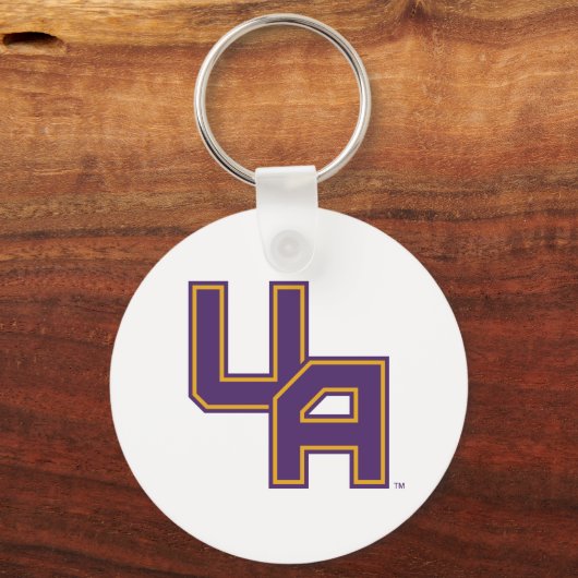 Universiteit van Albany Initialen Logo Sleutelhanger (Achterkant)