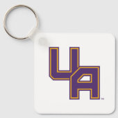 Universiteit van Albany Initialen Logo Sleutelhanger (Voorkant)