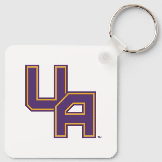 Universiteit van Albany Initialen Logo Sleutelhanger (Achterkant)