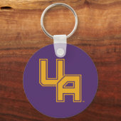 Universiteit van Albany Initialen Logo Sleutelhanger (Achterkant)