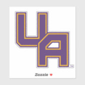 Universiteit van Albany Initialen Logo Sticker (Vel)