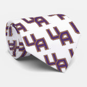 Universiteit van Albany Initialen Logo Stropdas (Opgerold)