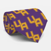 Universiteit van Albany Initialen Logo Stropdas (Opgerold)