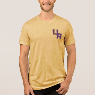Universiteit van Albany Initialen Logo Tri-Blend Shirt