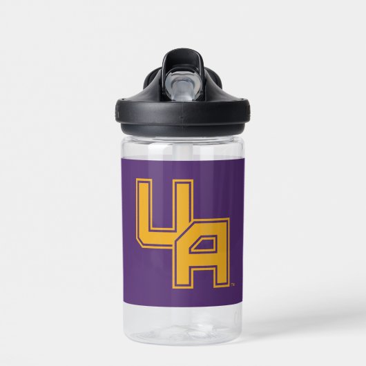 Universiteit van Albany Initialen Logo Waterfles (Voorkant)