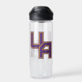 Universiteit van Albany Initialen Logo Waterfles (Achterkant)