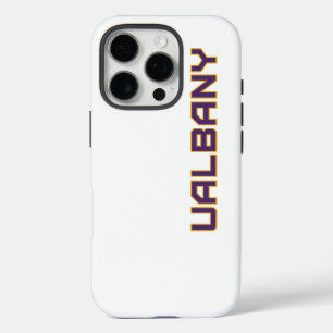 Universiteit van Albany Wordmark iPhone 16 Pro Hoesje