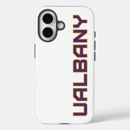 Universiteit van Albany Wordmark Case-Mate iPhone Case (Achterkant)
